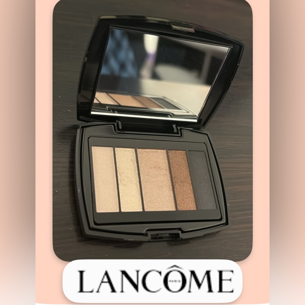 NEW [Lancome] Satin Sable Color Design 5-Shade Eyeshadow Pallet Compact 0.07 oz. - Picture 2 of 9